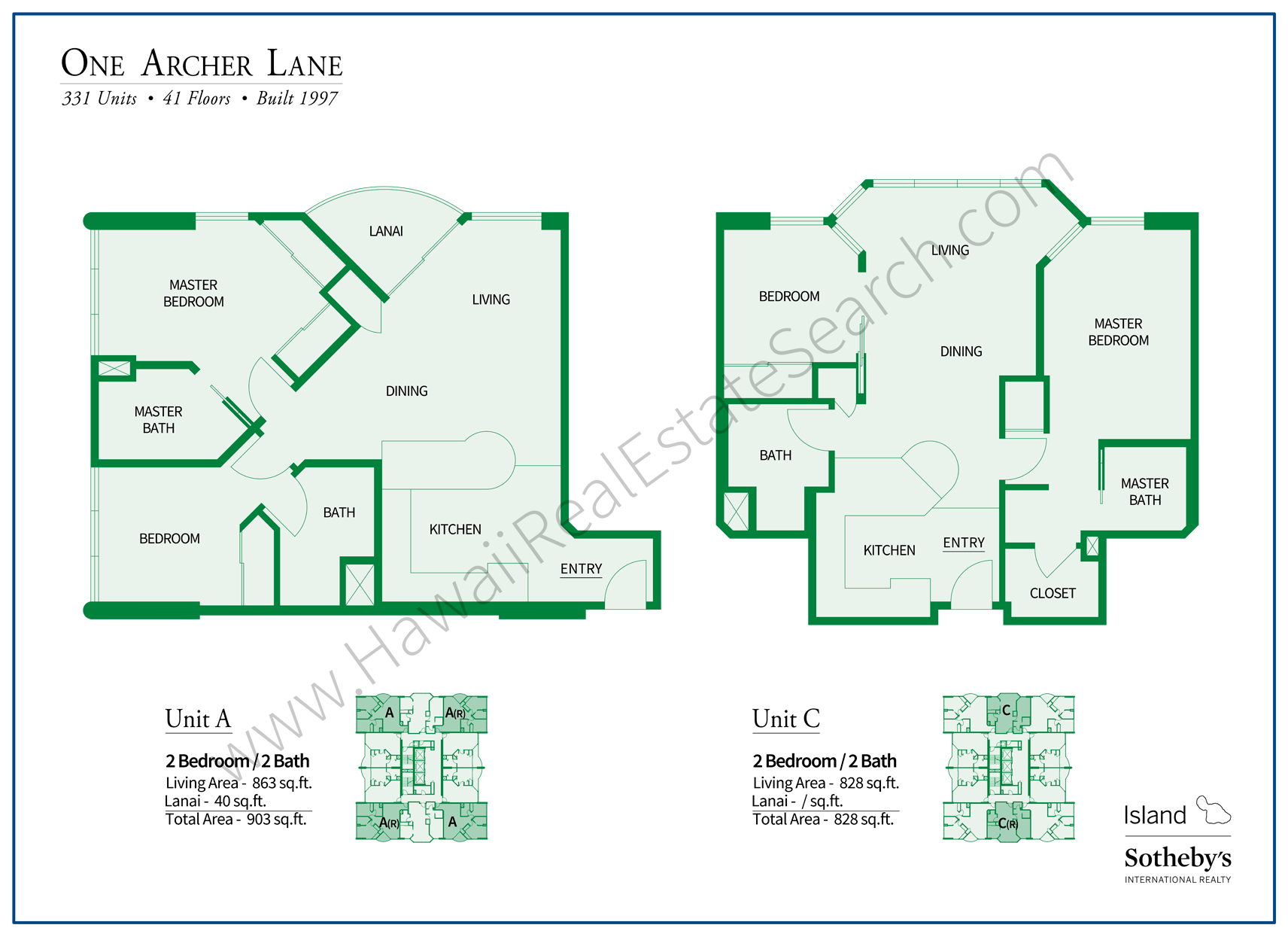 One Archer Lane For Sale Kakaako Real Estate